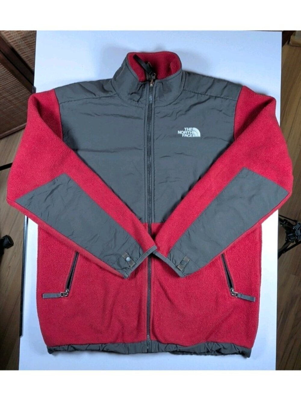 North Face Fleece Youth XL Red Polartec Jacket Outdoor Coat Hiking School Cozy